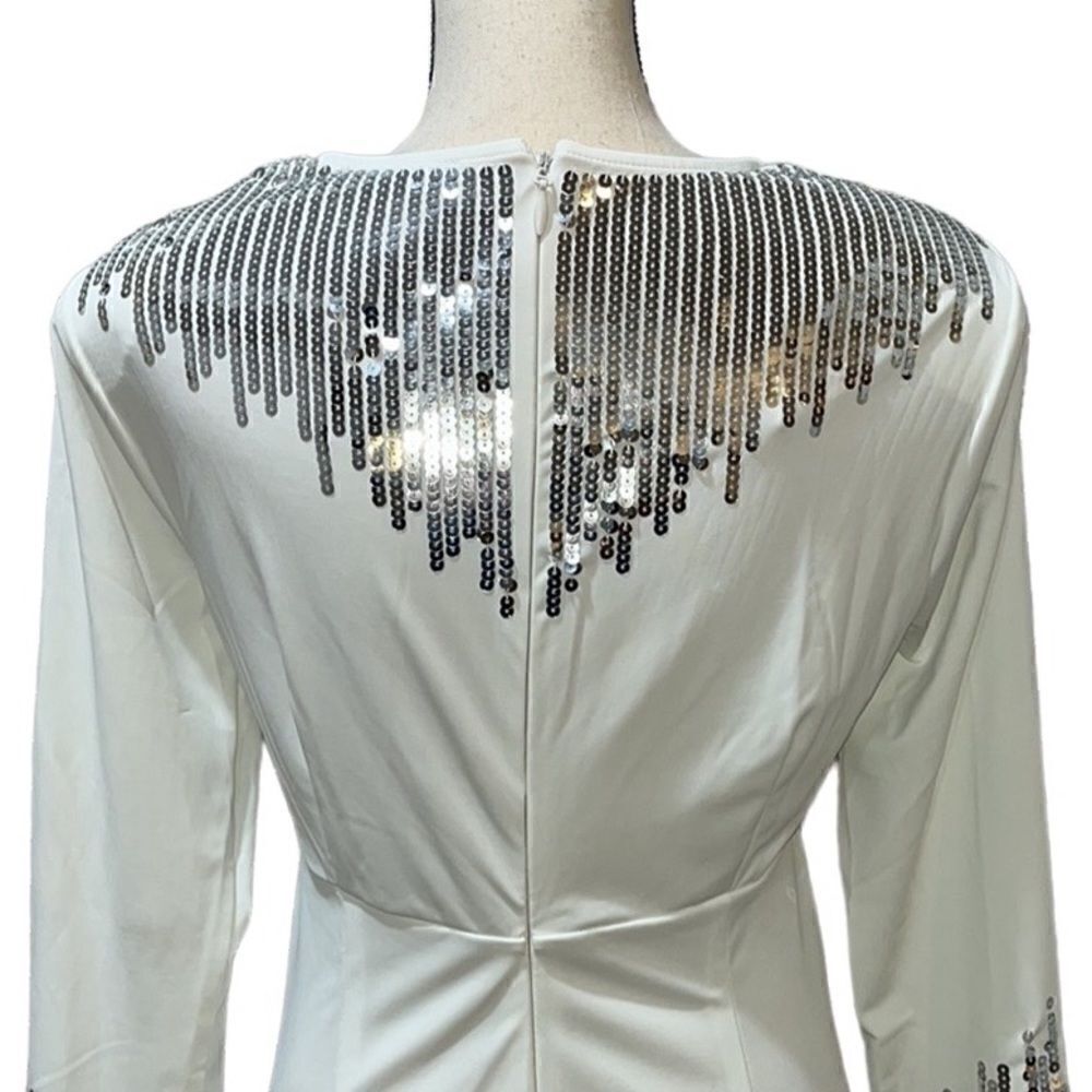 FTF Sequin Detail Keyhole Gown (flawed) - Picture 11 of 16